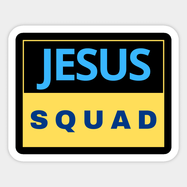 Jesus Squad | Christian Sticker by All Things Gospel